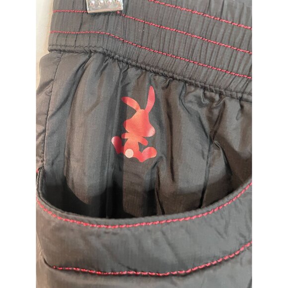 JDX Multisports Black Snowboard Snow Pants With Red Stitching & Bunny Logo - Picture 4 of 16